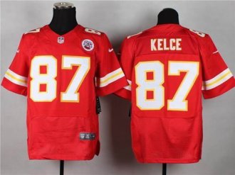 Nike Kansas City Chiefs #87 Travis Kelce Red Team Color NFL Elite Jersey