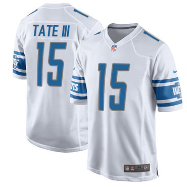 Nike Lions #15 Golden Tate III White Youth Stitched NFL Elite Jersey