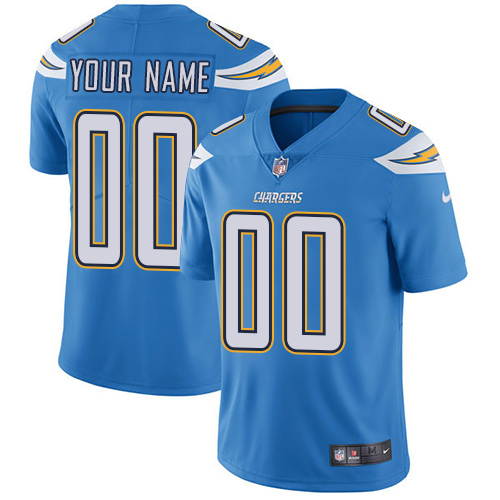Nike Los Angeles Chargers  Limited Electric Blue Alternate Youth Jersey NFL Vapor Untouchable Customized jerseys