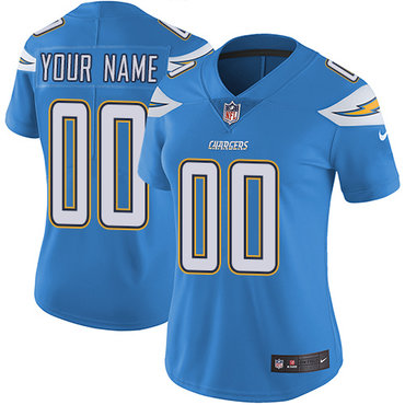 Nike Los Angeles Chargers Elite Electric Blue Alternate Women's Jersey NFL  Vapor Untouchable Customized jerseys