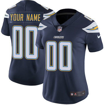 Nike Los Angeles Chargers Elite Navy Blue Home Women's Jersey NFL Vapor Untouchable Customized jerseys