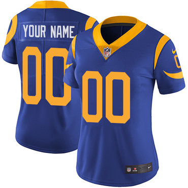 Nike Los Angeles Rams  Elite Royal Blue Alternate Women's Jersey NFL Customized jerseys