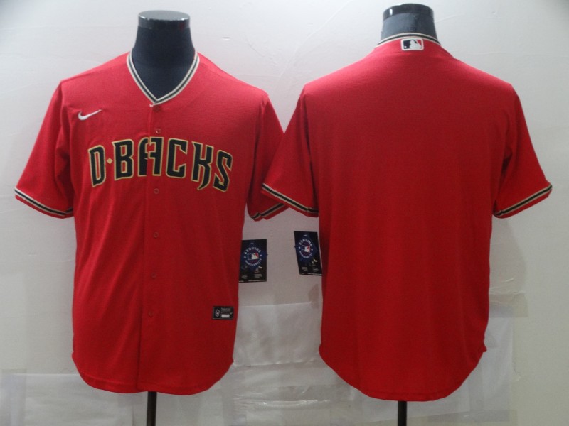 Nike Men's Arizona Diamondbacks Red  Blank Coolbase Jersey