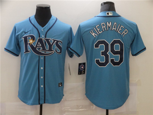 Nike Men's Tampa Bay Rays #39 Kevin Kiermaier Light Blue Alternate 2020 Authentic Team MLB Jersey