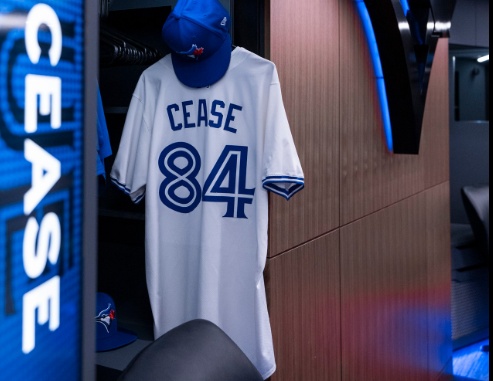 Nike Mens MLB Toronto Blue Jays Dylan Cease Alternate Limited Stitched