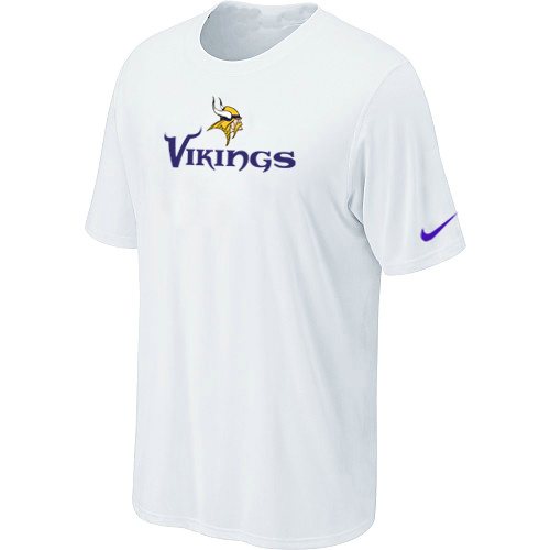 NEW NFL Minnesota Vikings Authentic Logo T-Shirt White
