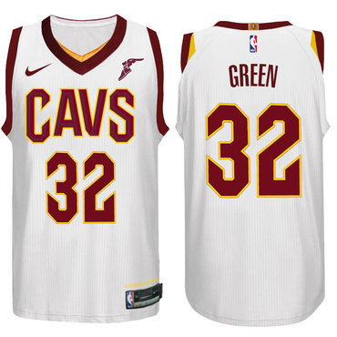 Nike NBA Cleveland Cavaliers #32 Jeff Green Jersey 2017 18 New Season White Jersey