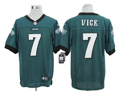 Nike NFL Jersey Philadelphia Eagles #7 Michael Vick Dark Green Elite Style Jersey