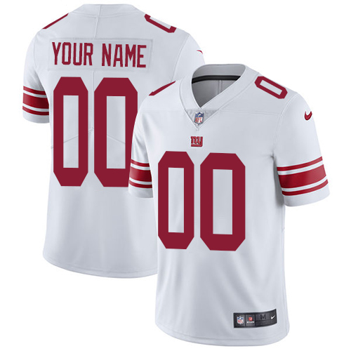 Nike NFL New York Giants Vapor Untouchable Customized Elite White Road Youth Jersey