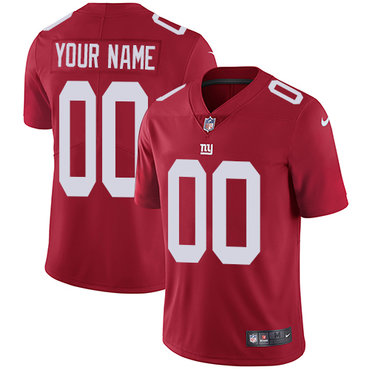 Nike NFL New York Giants Vapor Untouchable Customized Limited Red Alternate Men's Jersey