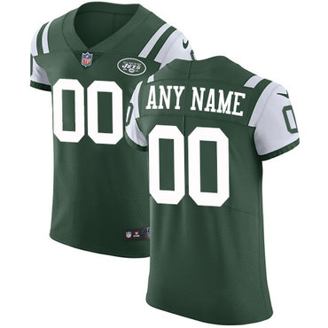 Nike NFL New York Jets Vapor Untouchable Customized Elite Green Home Men's Jersey