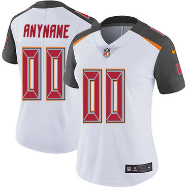 Nike NFL Tampa Bay Buccaneers Vapor Untouchable Customized Elite White Road Women's Jersey