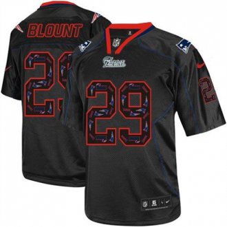 Nike New England Patriots #29 LeGarrette Blount New Lights Out Black NFL Elite Jersey