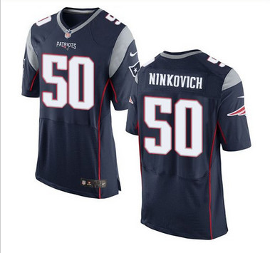 Nike New England Patriots #50 Rob Ninkovich Navy Blue Team Color Men's Stitched NFL New Elite Jersey