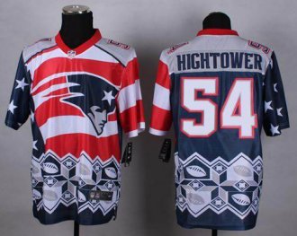 Nike New England Patriots #54 Dont'a Hightower Navy Blue NFL Elite Noble Fashion Jersey