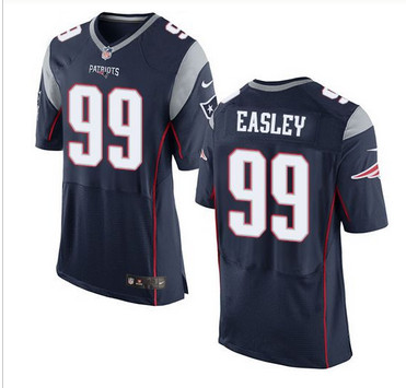 Nike New England Patriots #99 Dominique Easley Navy Blue Team Color Men's Stitched NFL New Elite Jersey