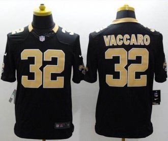 Nike New Orleans Saints #32 Kenny Vaccaro Black Team Color NFL Limited jersey