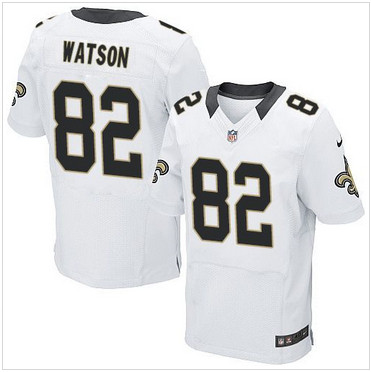 Nike New Orleans Saints #82 Benjamin Watson White Men's Stitched NFL Elite Jersey