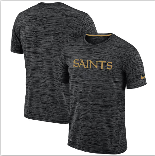 Nike New Orleans Saints Black Velocity Performance T-Shirt
