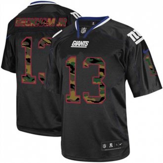 Nike New York Giants #13 Odell Beckham Jr Camo Fashion Black Elite NFL Jersey