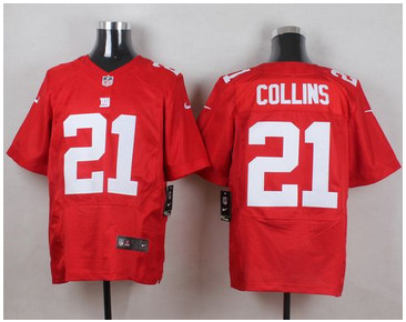 Nike New York Giants #21 Landon Collins Red Alternate Men's Stitched NFL Elite Jersey