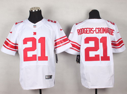 Nike New York Giants #23 Rashad Jennings White Elite Jersey