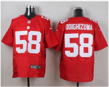 Nike New York Giants #58 Owa Odighizuwa Red Alternate Men's Stitched NFL Elite Jersey