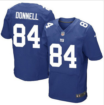 Nike New York Giants #84 Larry Donnell Royal Blue Team Color Men's Stitched NFL Elite Jersey