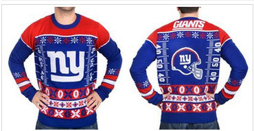 Nike New York Giants Men's Ugly Sweater