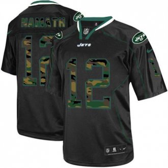Nike New York Jets #12 Joe Namath Black NFL Elite Camo Fashion Jersey