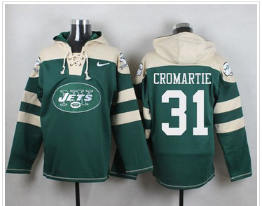 Nike New York Jets #31 Antonio Cromartie Green Player Pullover NFL Hoodie