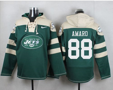 Nike New York Jets #88 Jace Amaro Green Player Pullover NFL Hoodie