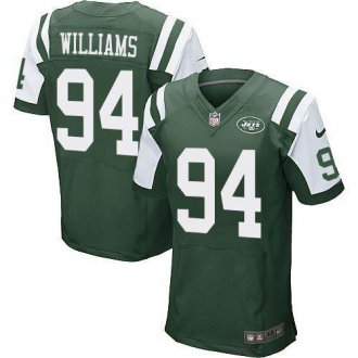 Nike New York Jets #94 Leonard Williams Green Team Color Men's Stitched NFL Elite jersey