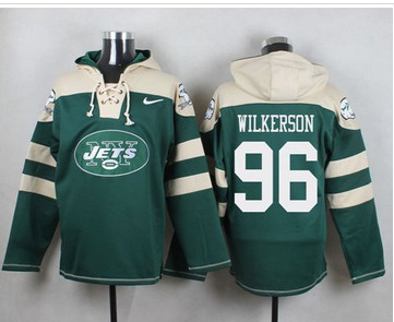 Nike New York Jets #96 Muhammad Wilkerson Green Player Pullover NFL Hoodie