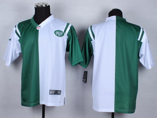 Nike New York Jets Blank Green_White Two Tone Elite Jersey