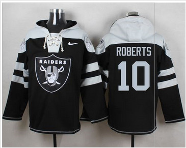 Nike Oakland Raiders #10 Seth Roberts Black Player Pullover NFL Hoodie