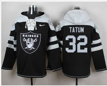 Nike Oakland Raiders #32 Jack Tatum Black Player Pullover NFL Hoodie
