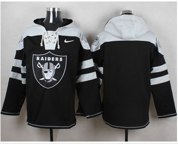 Nike Oakland Raiders Blank Black Player Pullover NFL Hoodie