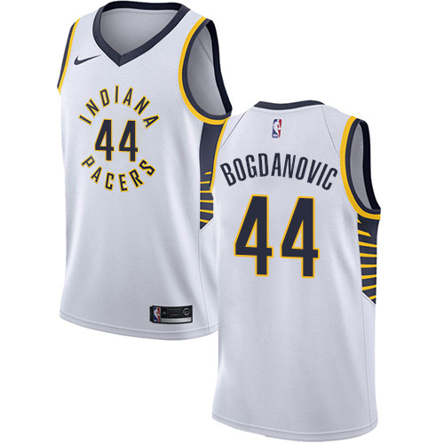 Nike Pacers #44 Bojan Bogdanovic White NBA Swingman Association Edition Jersey