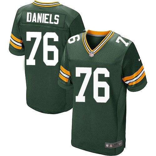 Nike Packers #76 Mike Daniels Green Team Color Men's Stitched NFL jerseys