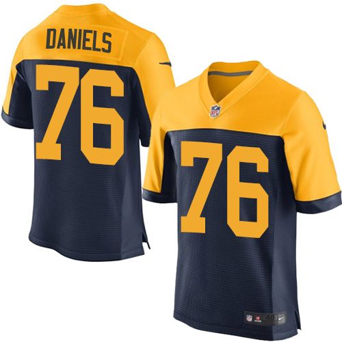 Nike Packers #76 Mike Daniels Navy Blue Alternate Men's Stitched jerseys