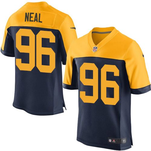 Nike Packers #96 Mike Neal Navy Blue Alternate Men's Stitched NFL New Elite Jersey