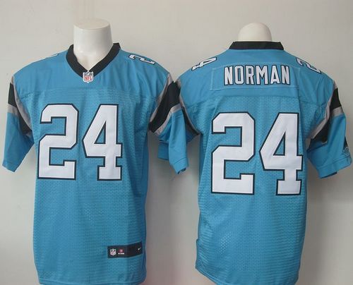 Nike Panthers #24 Josh Norman Blue Alternate Men's Stitched NFL Elite