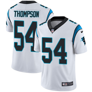 Nike Panthers #54 Shaq Thompson White Men's Stitched NFL Vapor Untouchable Limited Jersey