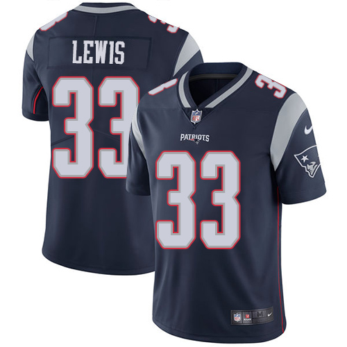 Nike Patriots #33 Dion Lewis Navy Blue Team Color Men's Stitched NFL Vapor Untouchable Limited Jersey