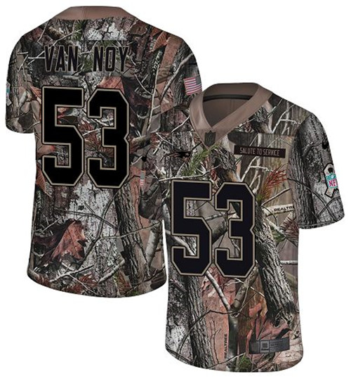 Nike Patriots #53 Kyle Van Noy Camo Men's Stitched NFL Limited Rush Realtree Jersey
