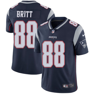 Nike Patriots #88 Kenny Britt Navy Blue Team Color Men's Stitched NFL Vapor Untouchable Limited Jersey