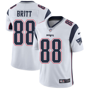 Nike Patriots #88 Kenny Britt White Men's Stitched NFL Vapor Untouchable Limited Jersey