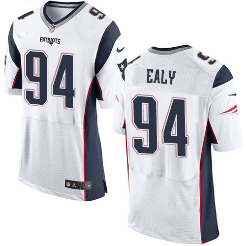 Nike Patriots #94 Kony Ealy White Men's Stitched NFL Elite Jersey