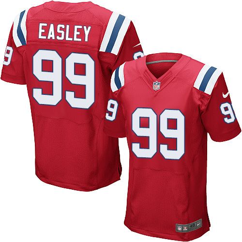 Nike Patriots #99 Dominique Easley Red Alternate Men's Stitched NFL Elite Jersey
